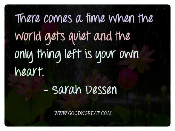 Meditation Quotes Sarah Dessen