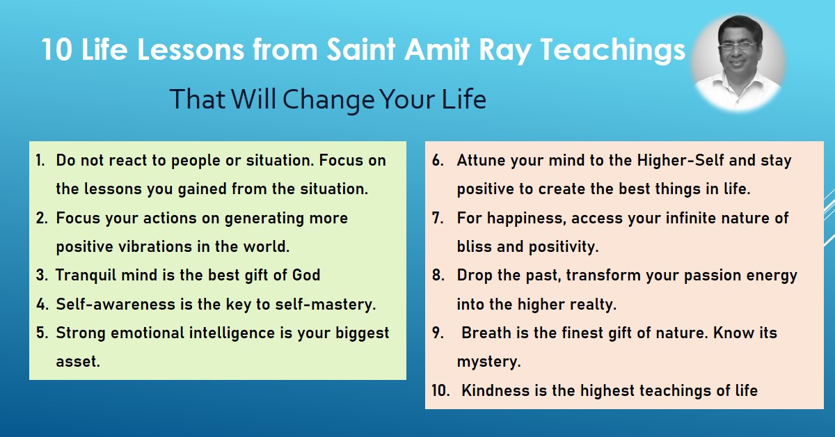 10 Life Lessons from Saint Amit Ray Teachings That Will Change Your Life