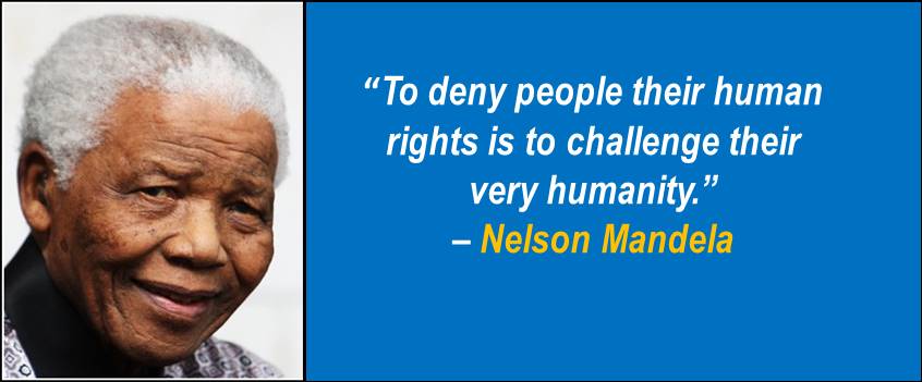 Human rights Nelson Mandela