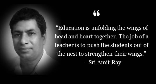 Education is unfolding the wings of head and heart together. - Amit Ray